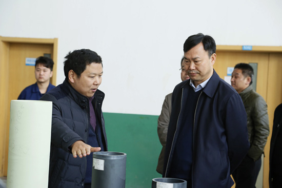 孟津縣委書記黃玉國蒞臨調(diào)研隆華新材料項(xiàng)目建設(shè)運(yùn)營情況