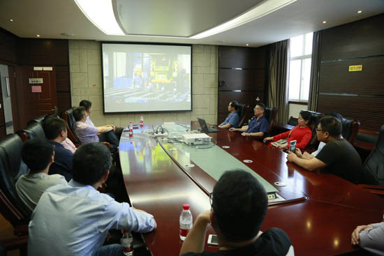 遂平縣考察團到隆華考察交流非公黨建工作